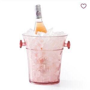Mark & Graham Outdoor ice bucket in blush